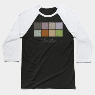 "Classic" Houndstooth Swatch Blocks Baseball T-Shirt